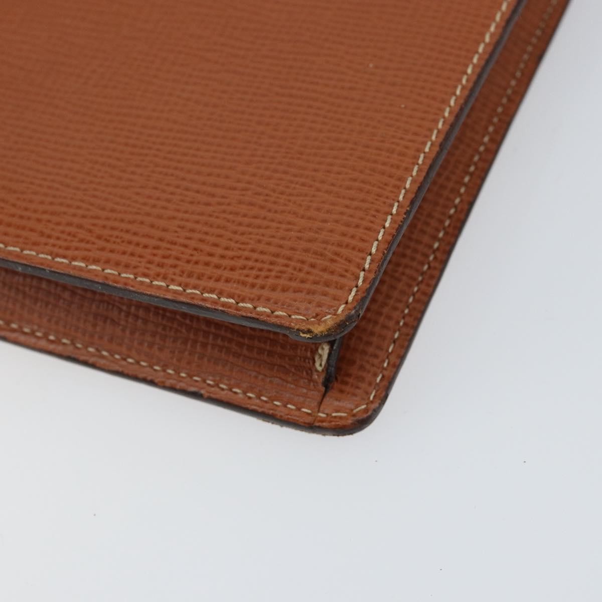 Loewe Anagram Clutch Bag Leather, BROWN, LEATHER, Clutche & pouche