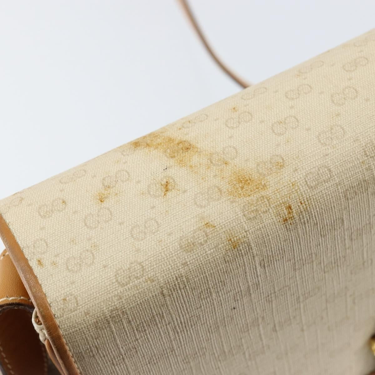 Gucci Micro GG supreme shoulder bag GG canvas, ECRU, PVC, Shoulder bag