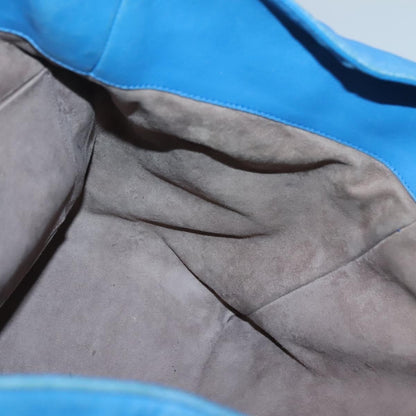 Bottega Veneta Belted Zip Chain Tote Intrecciato Nappa with Snakeskin, BLUE, LEATHER, Tote bag