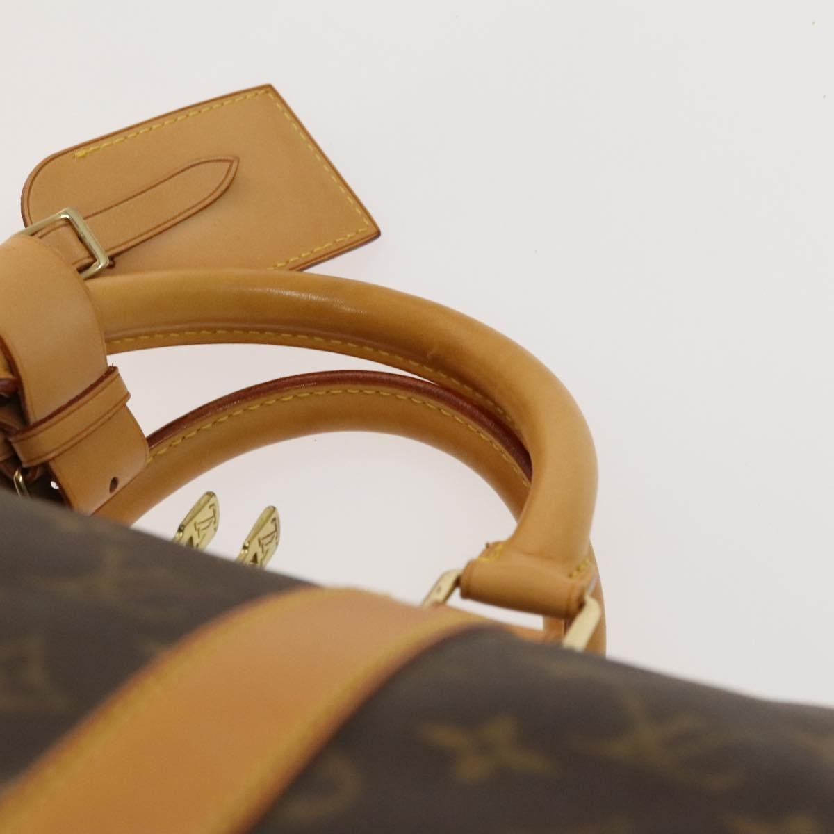 Louis Vuitton Keepall Bag Monogram Canvas, BROWN, CANVAS, Travel bag