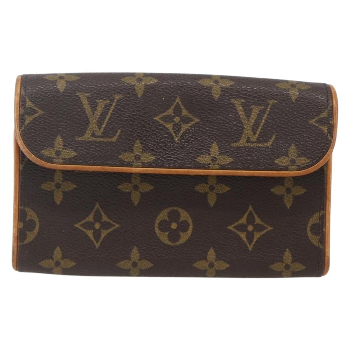 Louis Vuitton Florentine Waist Bag Monogram Canvas, BROWN, CANVAS, Clutche & pouche