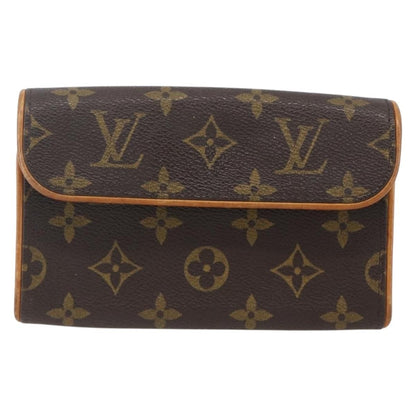 Louis Vuitton Florentine Waist Bag Monogram Canvas, BROWN, CANVAS, Clutche & pouche