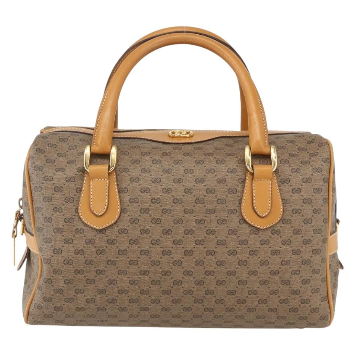 Gucci GG supreme handbag GG canvas, BEIGE, PVC, Handbag