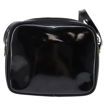 Salvatore Ferragamo Vara Bow camera Shoulder Bag Patent Leather, BLACK, PATENT_LEATHER, Shoulder bag