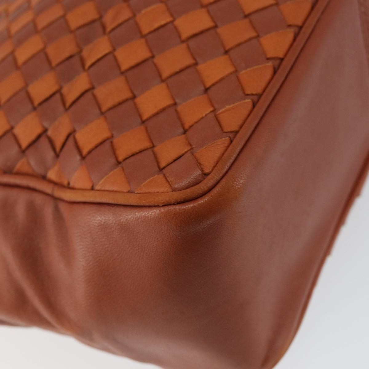 Bottega Veneta Parachute Handle Bag Intrecciato Leather, BROWN, LEATHER, Tote bag