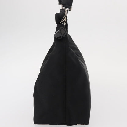 Salvatore Ferragamo Vala Shoulder Bag Nylon, Black, Nylon, Shoulder Bag