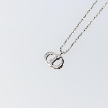 Christian Dior CD Logo necklace Metal, SILVER, METAL, Necklace