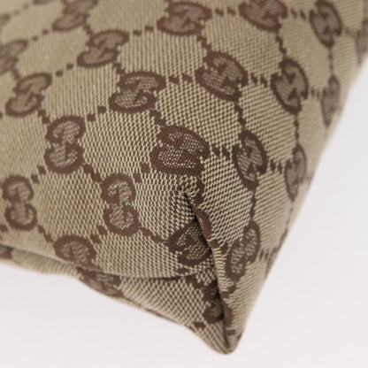 Gucci Pochette GG Canvas, BEIGE, CANVAS, Handbag