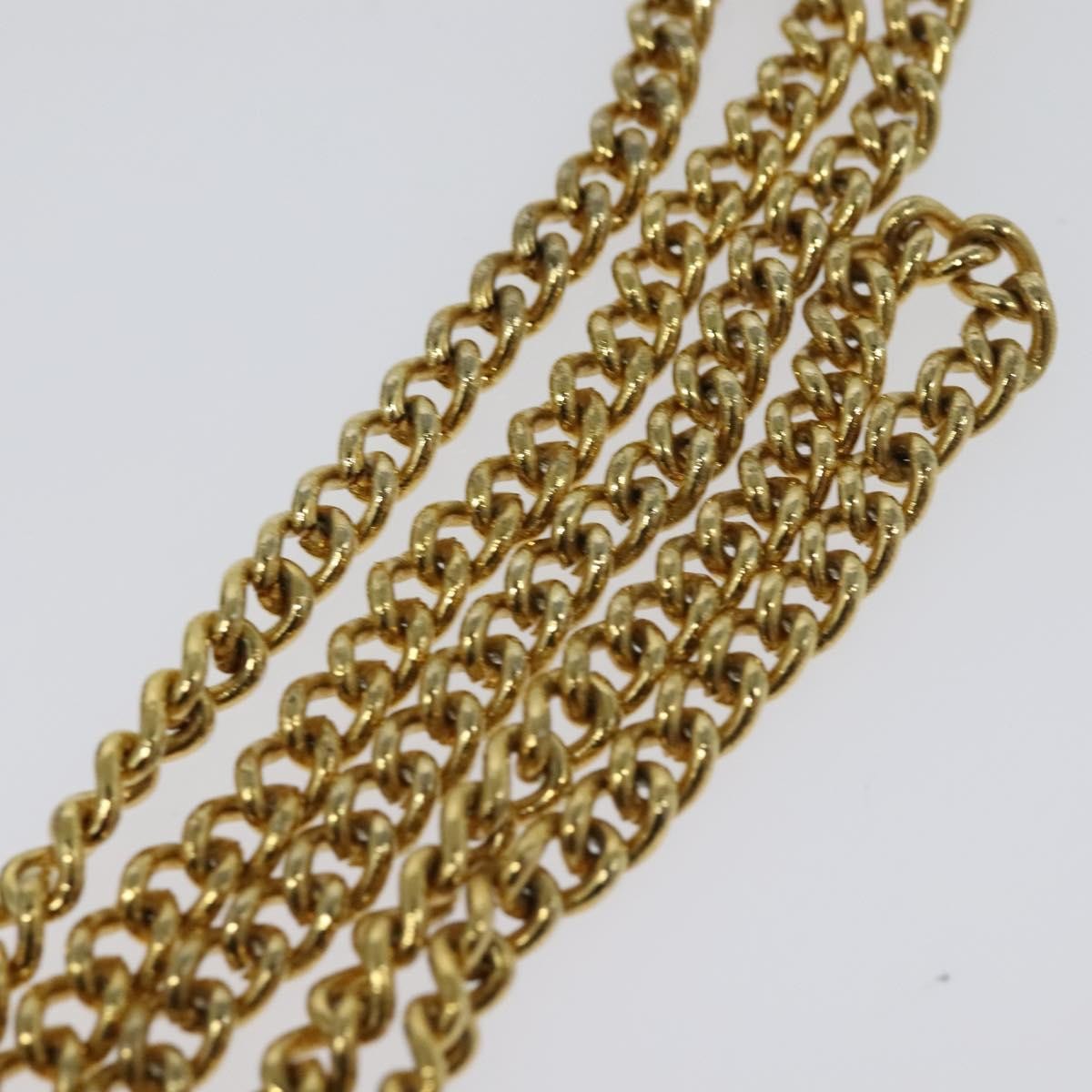 Christian Dior Vintage Chain Flap Shoulder Bag Leather, BLACK, LEATHER, Shoulder bag