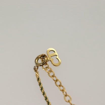 Christian Dior CD Pendant Necklace Metal, GOLD, METAL, Necklace