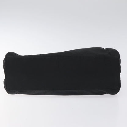 Prada Resin Handle Tote Tessuto, BLACK, NYLON, Tote bag
