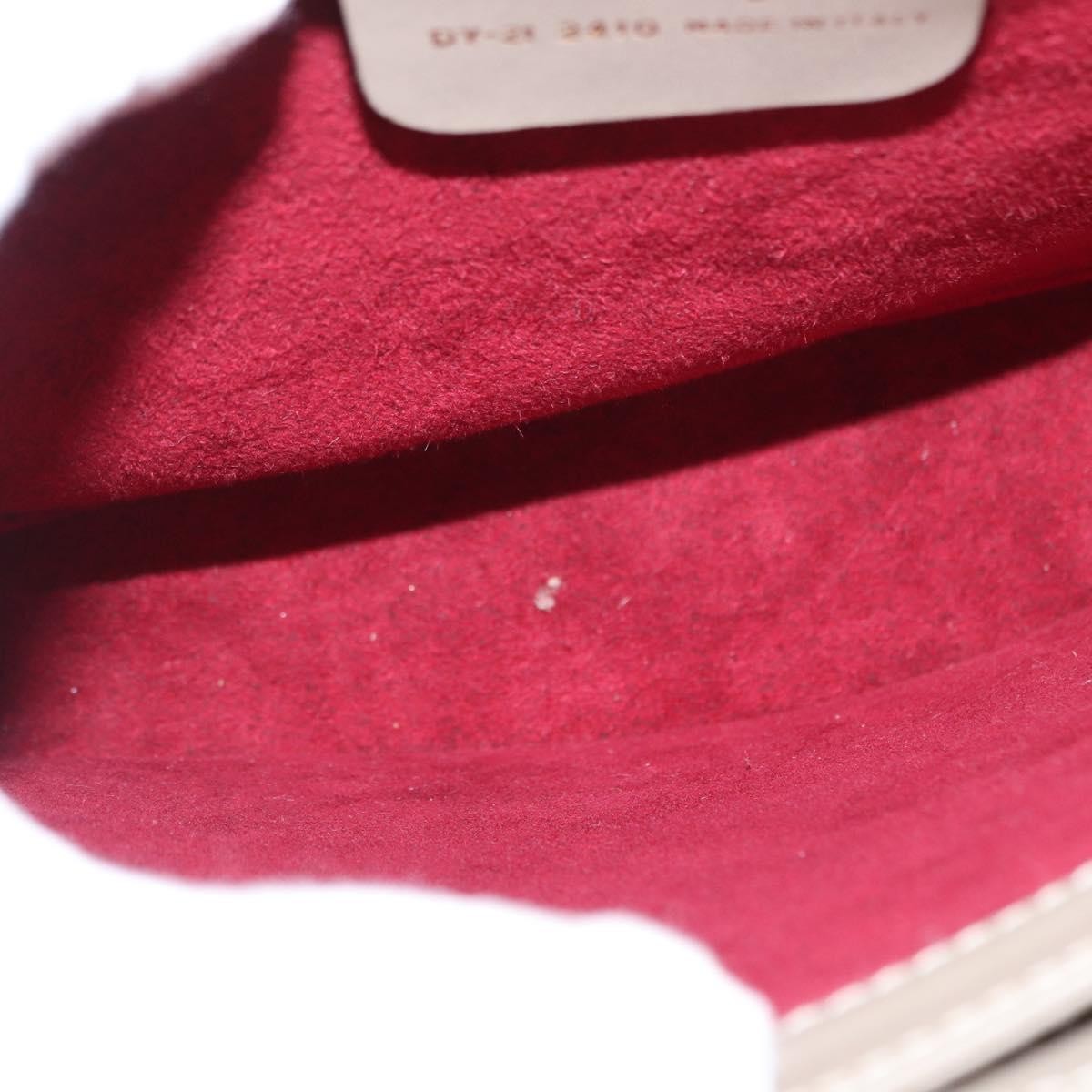 Salvatore Ferragamo Gancini Top Handle Flap Bag Leather, BEIGE, LEATHER, Handbag