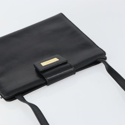 Salvatore Ferragamo Vintage Shoulder Bag Leather, BLACK, LEATHER, Shoulder bag