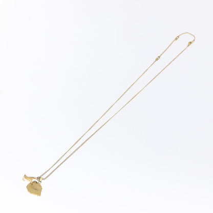 Louis Vuitton LV Initiales Pendant Metal, GOLD, METAL, Necklace