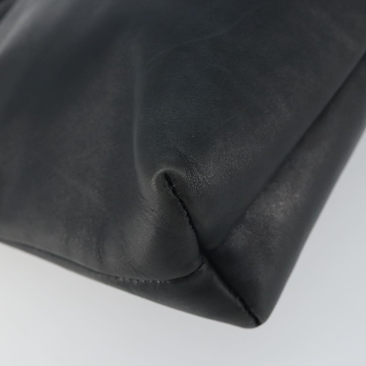 Salvatore Ferragamo Vintage Shoulder Bag Leather, BLACK, LEATHER, Shoulder bag