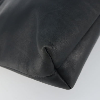 Salvatore Ferragamo Vintage Shoulder Bag Leather, BLACK, LEATHER, Shoulder bag