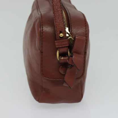 Chloe Vintage Shoulder Bag Leather, BROWN, LEATHER, Shoulder bag