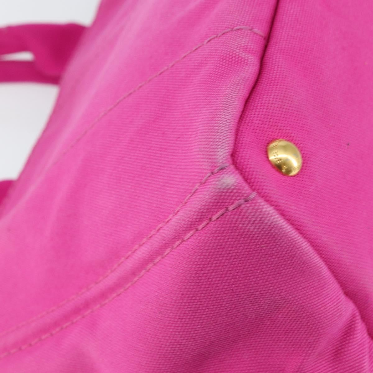 Prada Canapa Tote Canvas, PINK, CANVAS, Tote bag