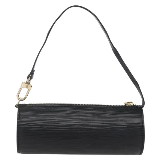 Louis Vuitton Soufflot Pochette Epi Leather, BLACK, LEATHER, Clutche & pouche