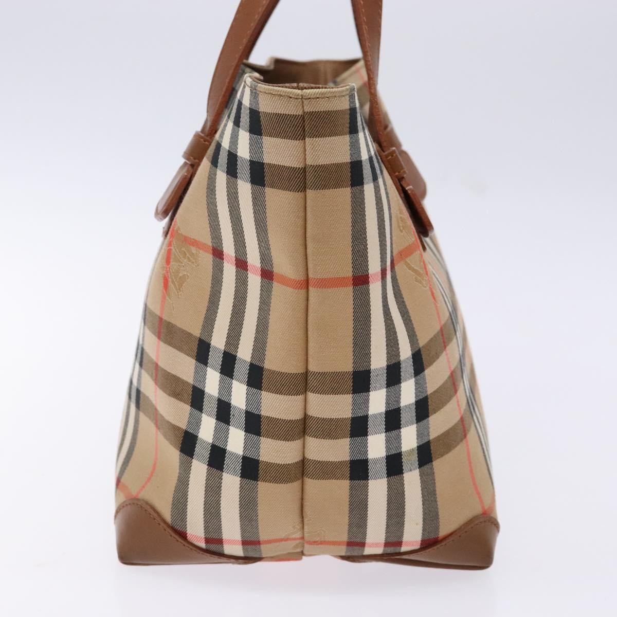 Burberry Nova Check Tote Canvas and Leather, BEIGE, CANVAS, Tote bag