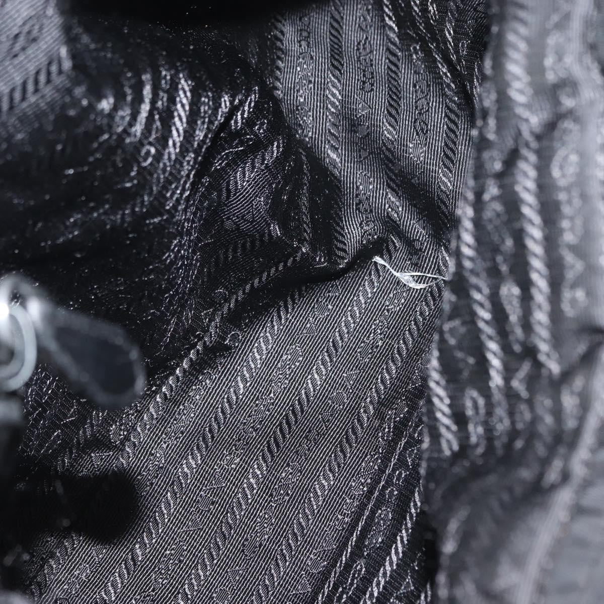 Prada Bow Convertible Tote Tessuto, BLACK, NYLON, Handbag