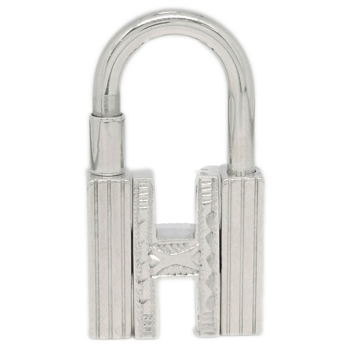 Hermes Annee Mediterranee Cadena Lock Charm Metal, SILVER, SILVER, Charms and Keychains