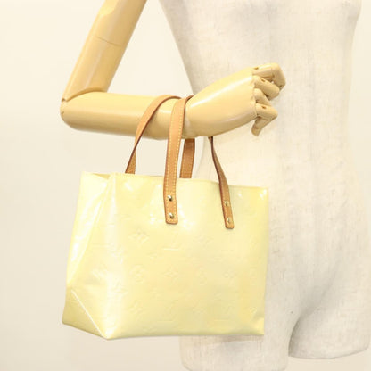 Louis Vuitton Reade Handbag Monogram Vernis, BEIGE, PATENT_LEATHER, Handbag