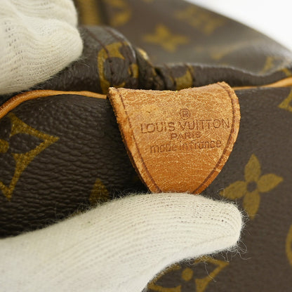 Louis Vuitton Keepall Bag Monogram Canvas, BROWN, CANVAS, Travel bag