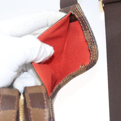 Louis Vuitton Geronimos Waist Bag Damier, BROWN, CANVAS, Shoulder bag