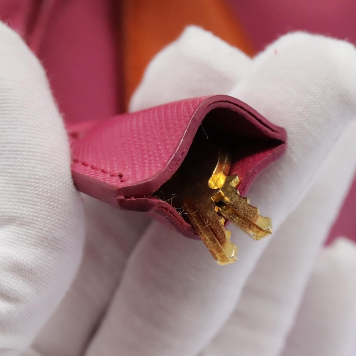 Prada Vintage Bauletto Bag Leather, PINK, LEATHER, Handbag