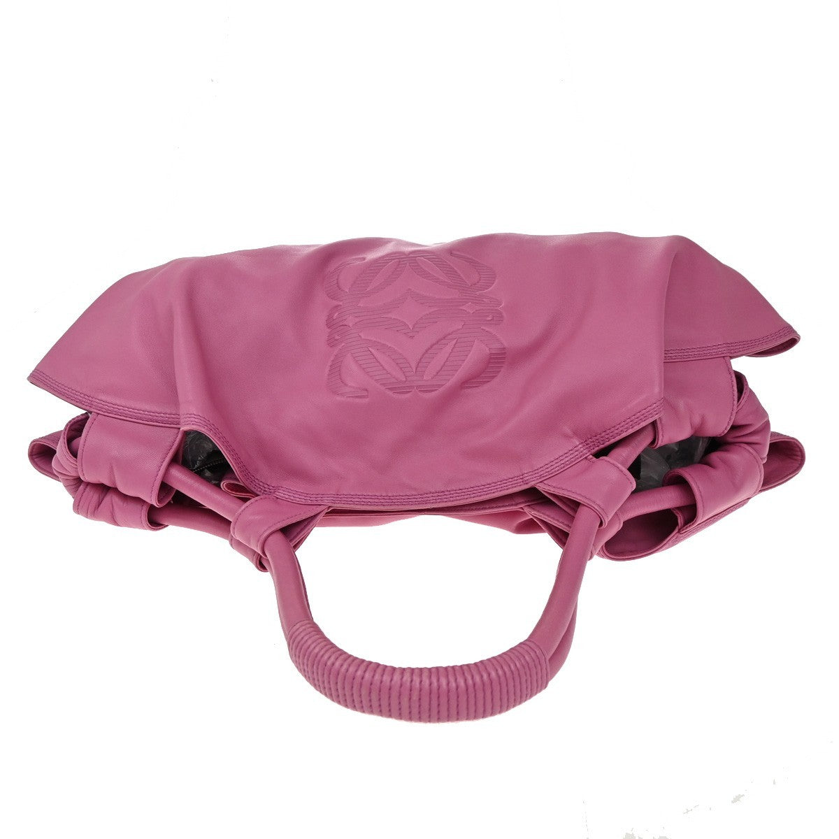 Loewe Anagram Logo Nappa Aire Hand Bag Leather, PINK, LEATHER, Handbag