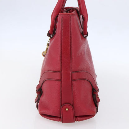 Salvatore Ferragamo Vintage Handbag Leather, RED, LEATHER, Handbag