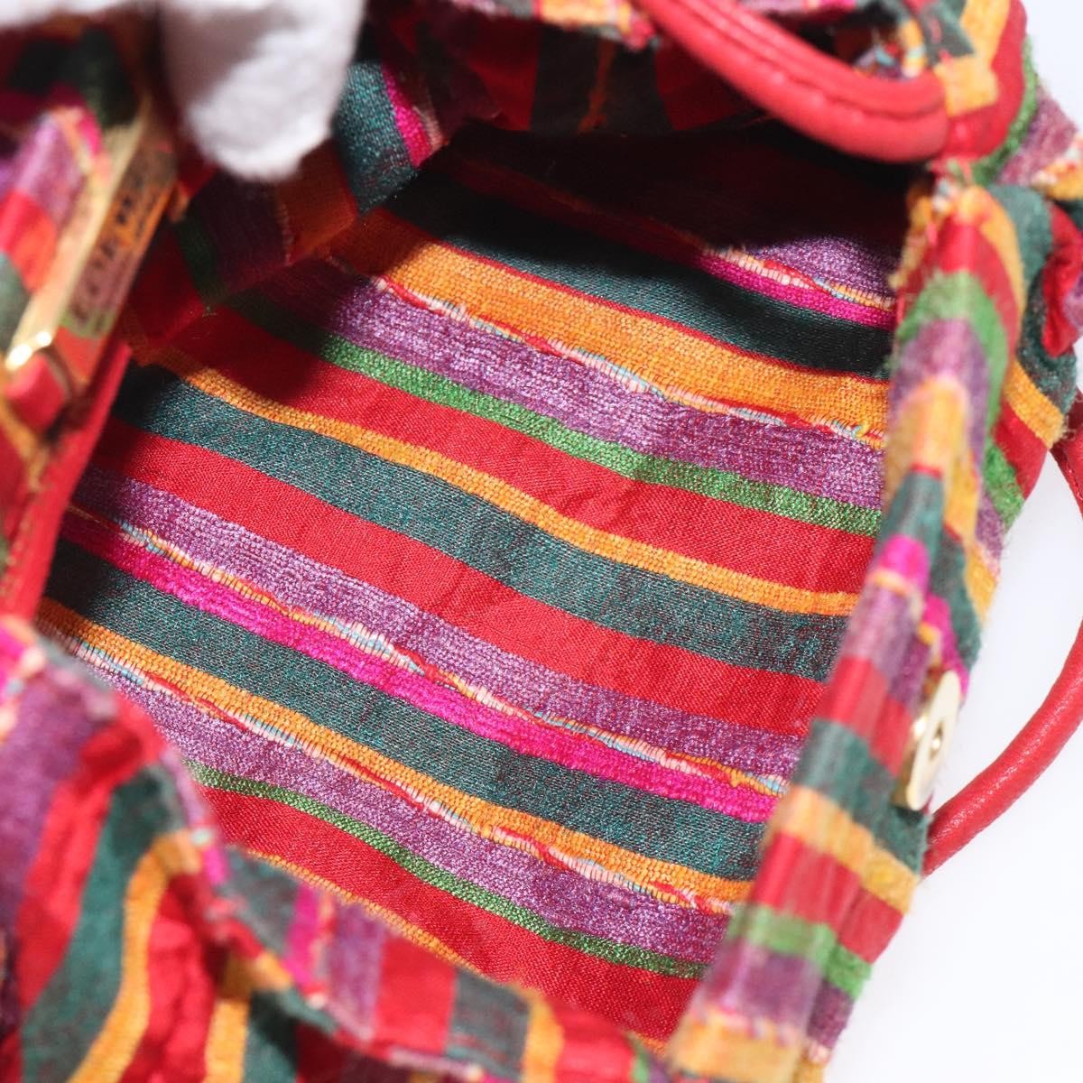 Loewe Vintage Crossbody Cotton, RED, COTTON, Shoulder bag