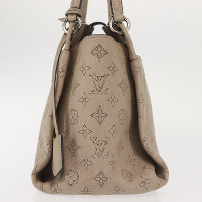 Louis Vuitton Sevres Handbag Mahina Leather, BEIGE, LEATHER, Handbag