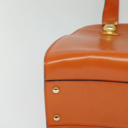 Celine Tote bag Leather, ORANGE, LEATHER, Tote bag