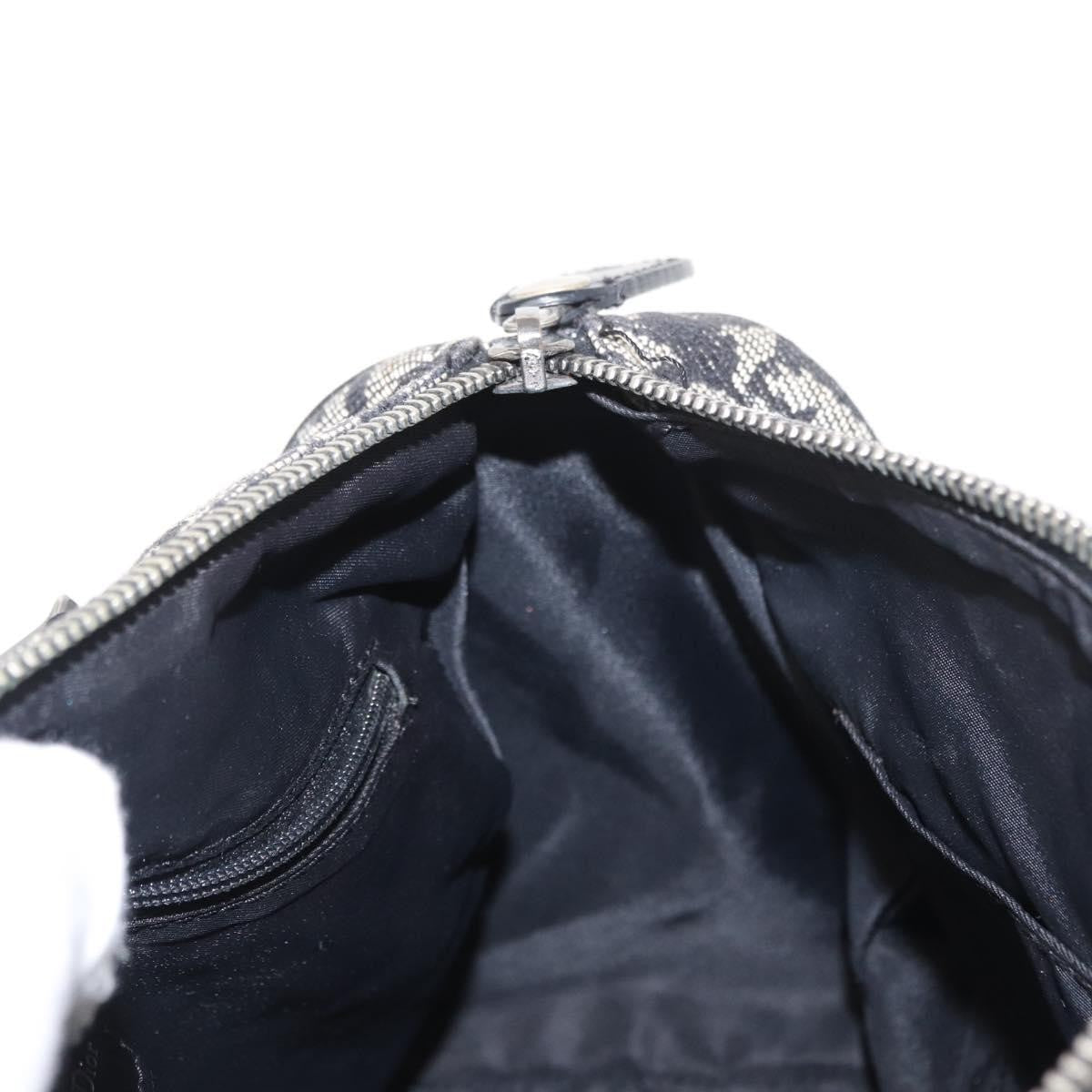 Christian Dior Vintage Trotter Boston Bag Diorissimo Canvas, BLACK, CANVAS, Travel bag