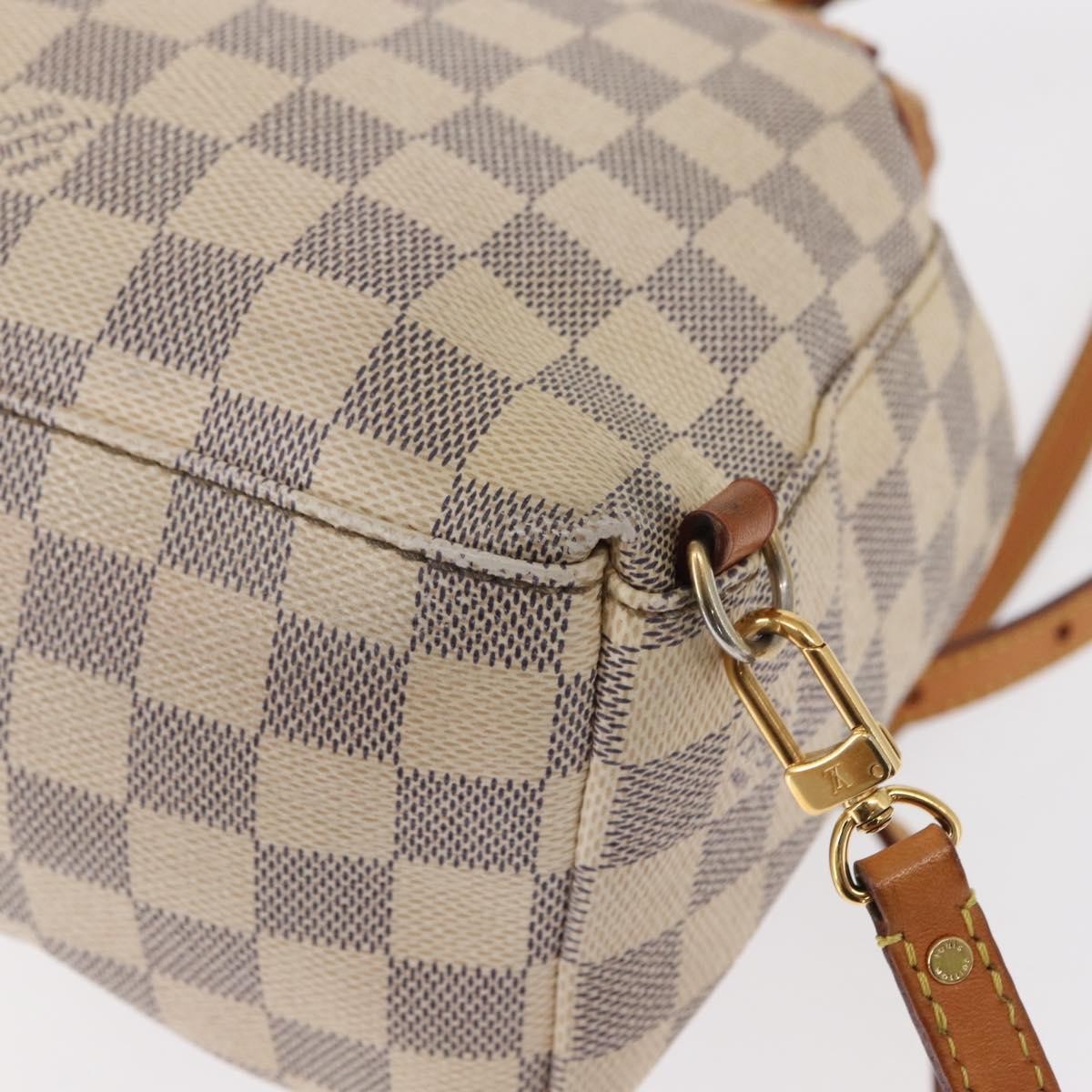 Louis Vuitton Sperone Backpack Damier, WHITE, CANVAS, Backpack