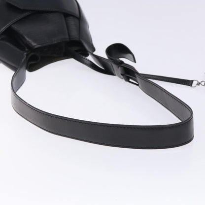 Louis Vuitton Vintage Sac d'Epaule Handbag Epi Leather, BLACK, LEATHER, Handbag