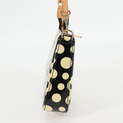 Louis Vuitton Pochette Accessoires Yayoi Kusama Painted Dots Monogram vernis, BLACK, PATENT_LEATHER, Clutche & pouche