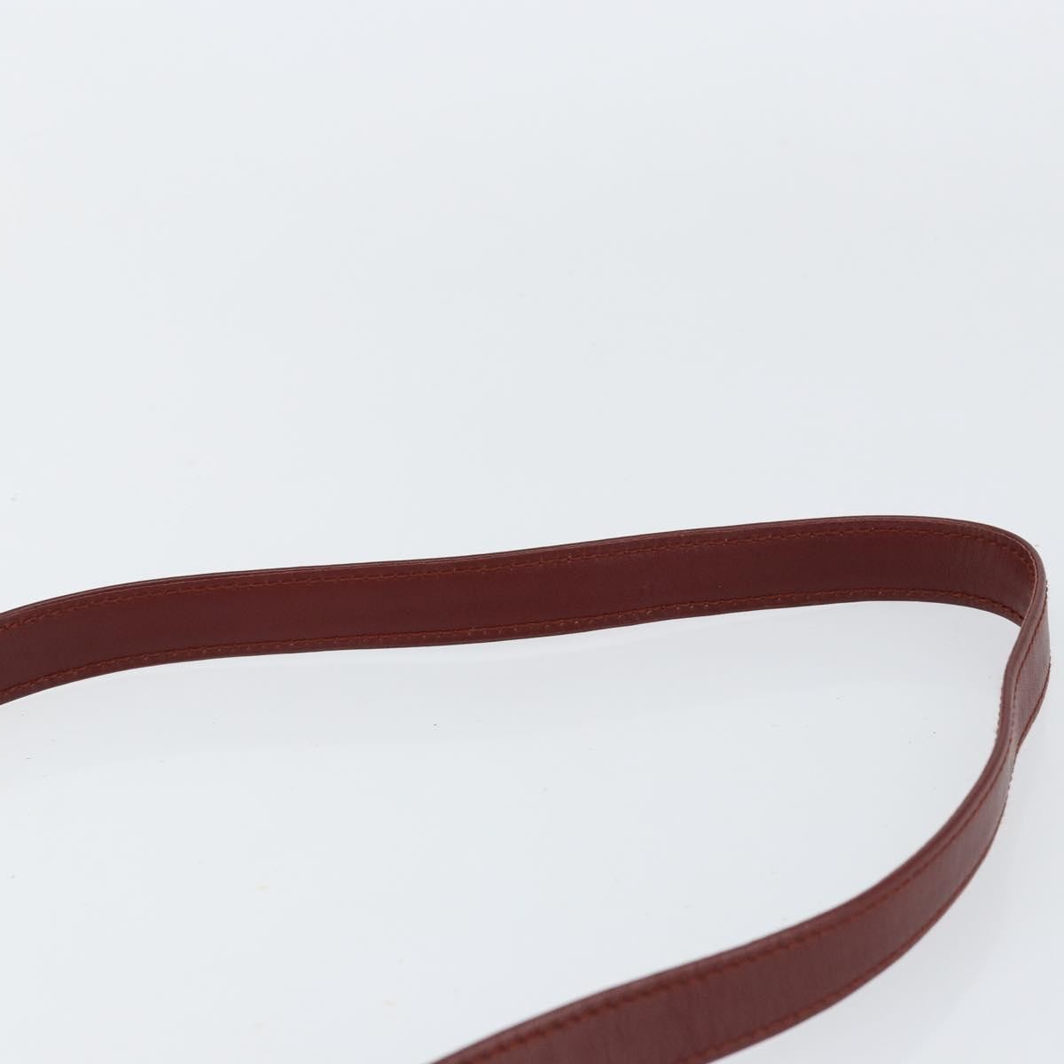 cartier Must de Cartier Shoulder Bag Leather, BURGUNDY, LEATHER, Shoulder bag