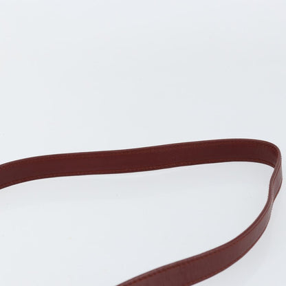 cartier Must de Cartier Shoulder Bag Leather, BURGUNDY, LEATHER, Shoulder bag
