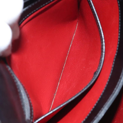 Gucci Vintage Convertible Box Crossbody Bag Leather, BLACK, LEATHER, Handbag