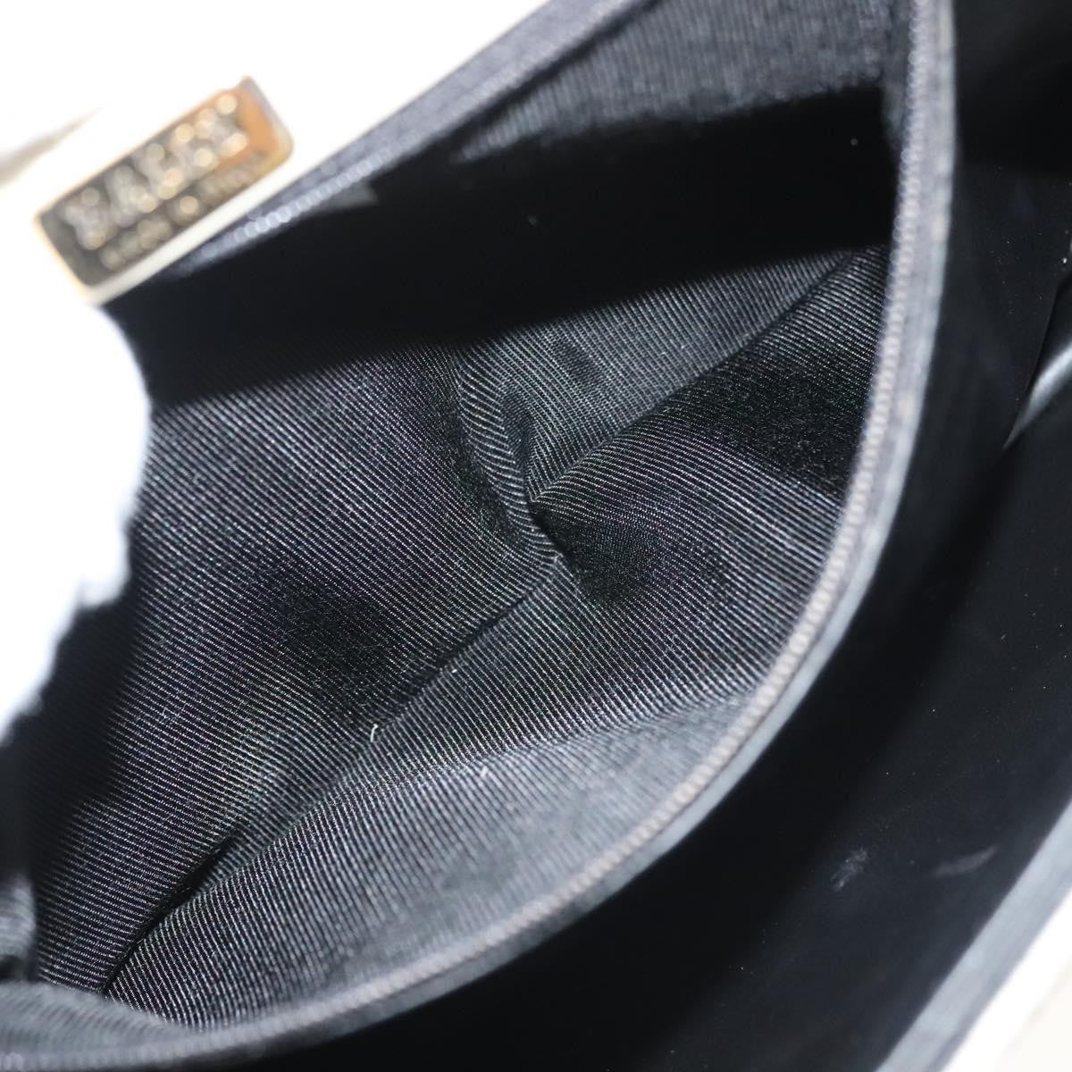 Bally Vintage Chain Shoulder Bag Quilted Leather, WHITE, LEATHER, Shoulder bag