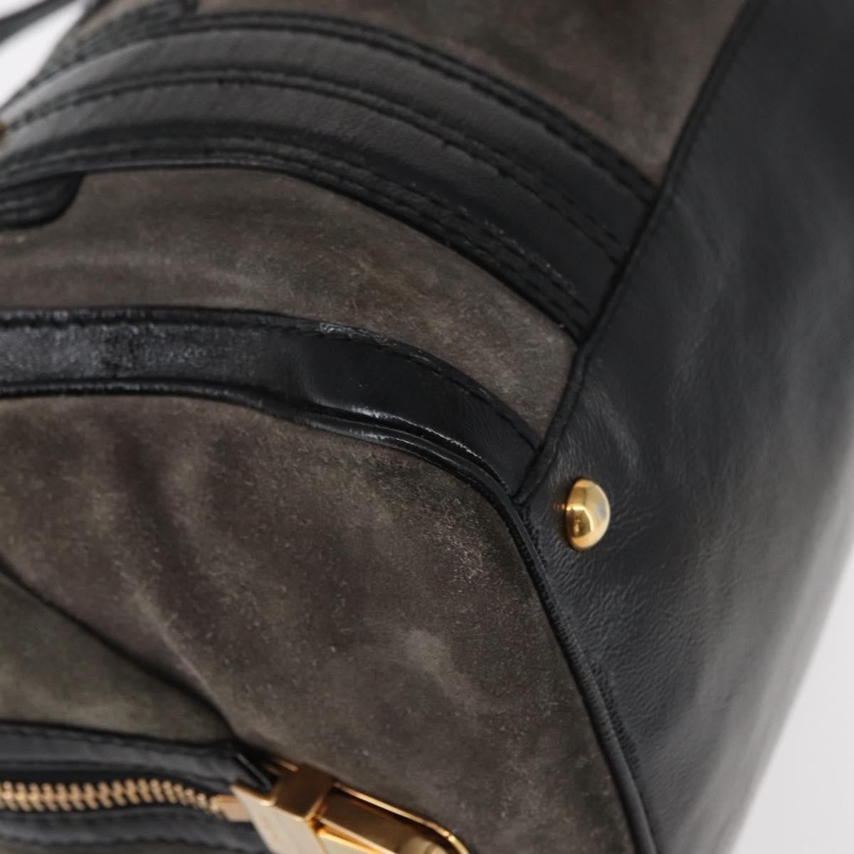 Gucci Aviatrix Satchel Suede, BLACK, SUEDE, Handbag