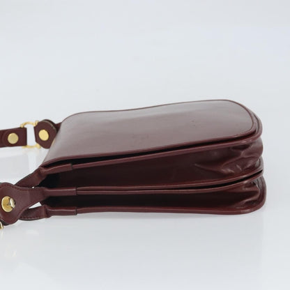 cartier Must de Cartier Shoulder Bag Leather, BURGUNDY, LEATHER, Shoulder bag