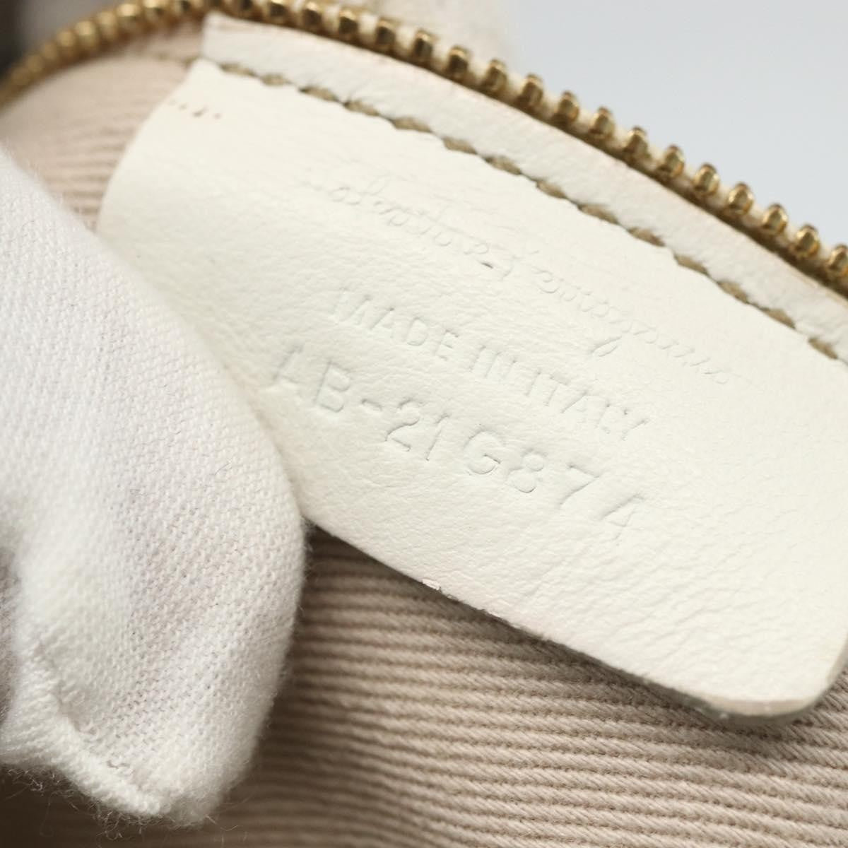 Salvatore Ferragamo Vintage Tote bag Leather, WHITE, LEATHER, Tote bag