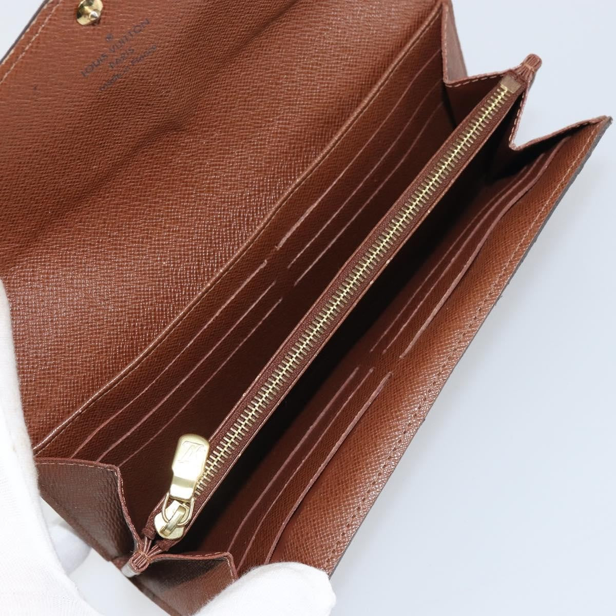 Louis Vuitton Sarah Wallet NM Monogram Canvas, BROWN, CANVAS, Wallets