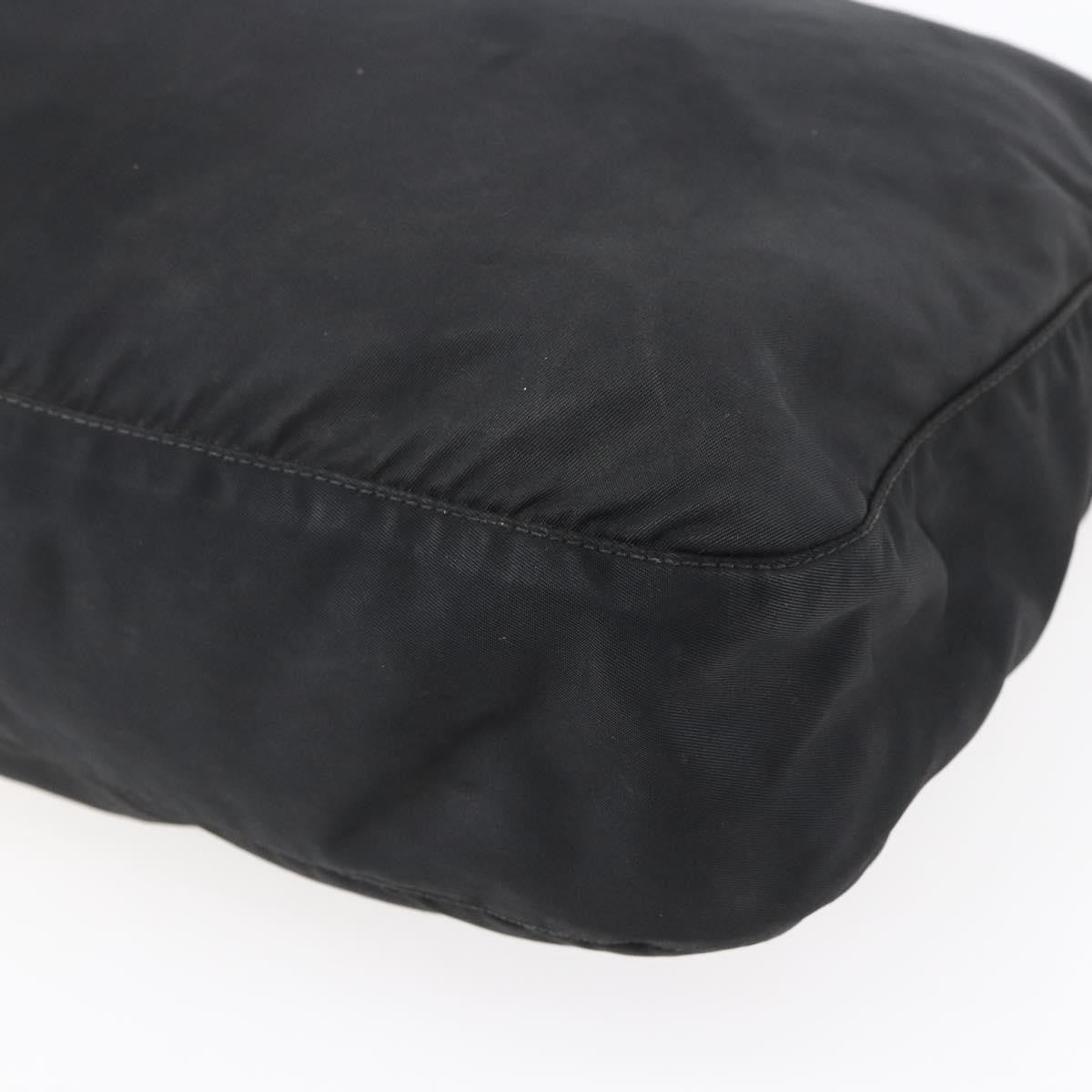 Prada Front Pocket Messenger Bag Tessuto, BLACK, NYLON, Shoulder bag