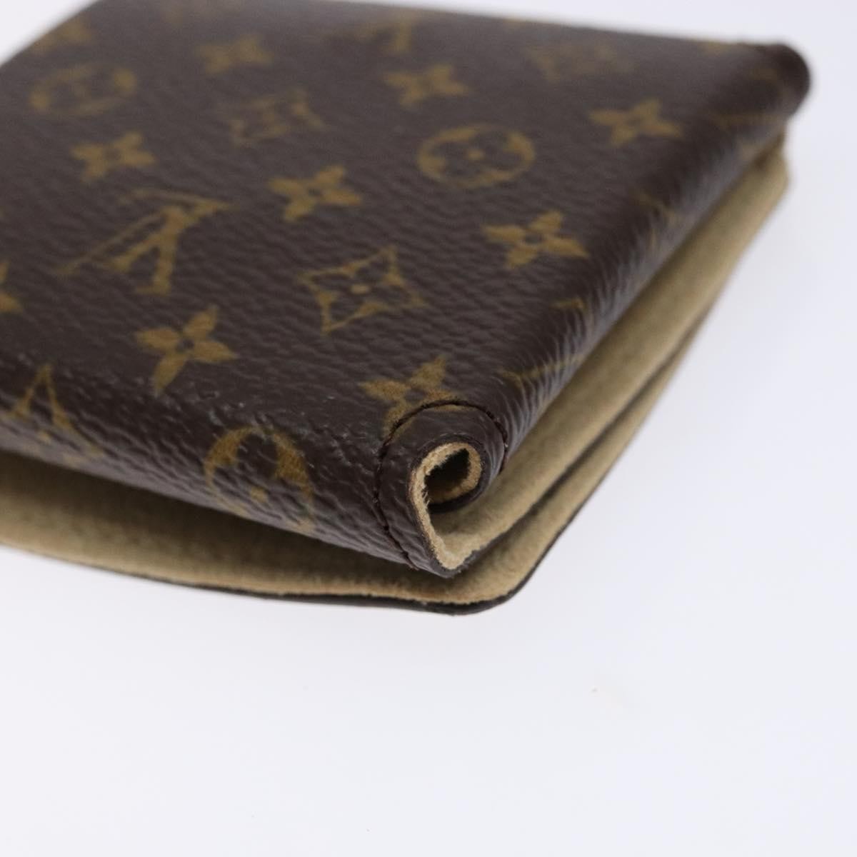 Louis Vuitton CASE JEWELRY BOX Canvas, BROWN, CANVAS, Wallets