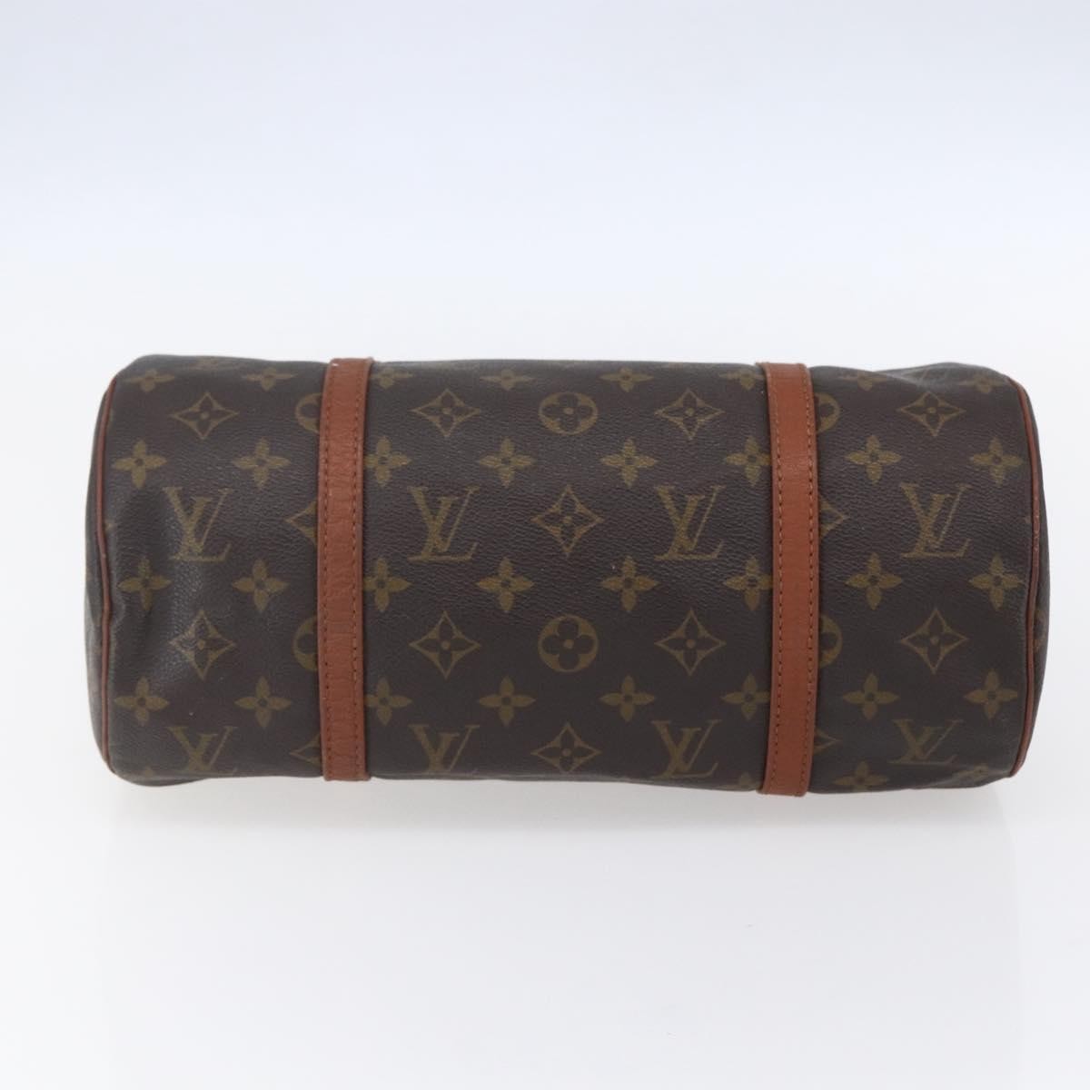 Louis Vuitton Papillon Handbag Monogram Canvas, BROWN, CANVAS, Handbag